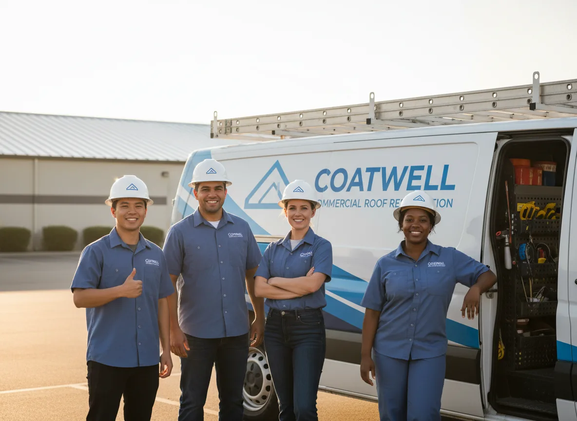 Commercial roof coating company in Milton, GA
